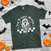 Funny Halloween T Shirt I'm Freakin' Melting Ice Cream Scream Bat - Wonder Print Shop