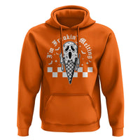 Funny Halloween Hoodie I'm Freakin' Melting Ice Cream Scream Bat