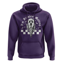 Funny Halloween Hoodie I'm Freakin' Melting Ice Cream Scream Bat