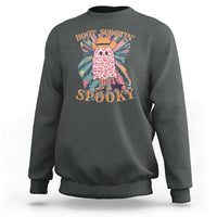 Halloween Western Sweatshirt Boot Scootin' Spooky Cute Country Cowboy Ghost - Wonder Print Shop