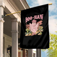 Halloween Western Garden Flag Boo Haw Cute Country Cowboy Ghost - Wonder Print Shop