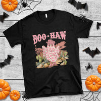 Halloween Western T Shirt Boo Haw Cute Country Cowboy Ghost - Wonder Print Shop