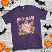 Halloween Western T Shirt Boo Haw Cute Country Cowboy Ghost - Wonder Print Shop