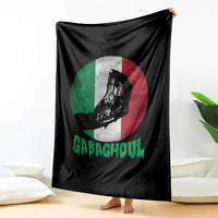 Funny Halloween Throw Blanket Gabaghoul Zombie Hand Moon Italian Flag Moon - Wonder Print Shop
