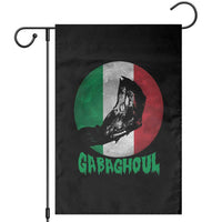 Funny Halloween Garden Flag Gabaghoul Zombie Hand Moon Italian Flag Moon - Wonder Print Shop