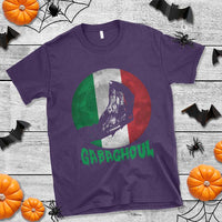 Funny Halloween T Shirt Gabaghoul Zombie Hand Moon Italian Flag Moon - Wonder Print Shop