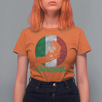 Funny Halloween T Shirt For Women Gabaghoul Zombie Hand Moon Italian Flag Moon - Wonder Print Shop