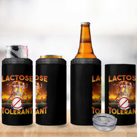 Funny Lactose Tolerant 4 in 1 Can Cooler Tumbler Ironic Sarcastic Funny Humor Cringe Meme - Wonder Print Shop