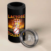 Funny Lactose Tolerant 4 in 1 Can Cooler Tumbler Ironic Sarcastic Funny Humor Cringe Meme - Wonder Print Shop