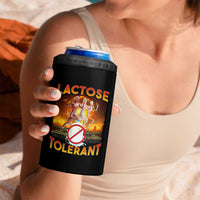 Funny Lactose Tolerant 4 in 1 Can Cooler Tumbler Ironic Sarcastic Funny Humor Cringe Meme - Wonder Print Shop
