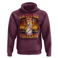 Funny Lactose Tolerant Hoodie Ironic Sarcastic Funny Humor Cringe Meme - Wonder Print Shop