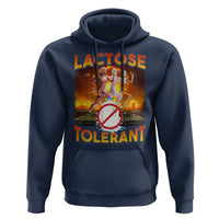 Funny Lactose Tolerant Hoodie Ironic Sarcastic Funny Humor Cringe Meme - Wonder Print Shop