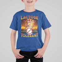 Funny Lactose Tolerant T Shirt For Kid Ironic Sarcastic Funny Humor Cringe Meme - Wonder Print Shop
