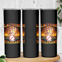 Funny Lactose Tolerant Skinny Tumbler Ironic Sarcastic Funny Humor Cringe Meme - Wonder Print Shop