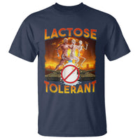 Funny Lactose Tolerant T Shirt Ironic Sarcastic Funny Humor Cringe Meme - Wonder Print Shop