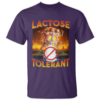 Funny Lactose Tolerant T Shirt Ironic Sarcastic Funny Humor Cringe Meme - Wonder Print Shop