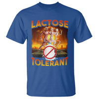 Funny Lactose Tolerant T Shirt Ironic Sarcastic Funny Humor Cringe Meme - Wonder Print Shop