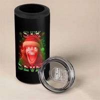 67 Six Seven Christmas Meme 4 in 1 Can Cooler Tumbler The Mason 67 Kid Gen Alpha Slang - Wonder Print Shop