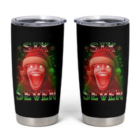 67 Six Seven Christmas Meme Tumbler Cup The Mason 67 Kid Gen Alpha Slang - Wonder Print Shop