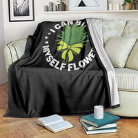 Funny Weed Cannabis 420 Throw Blanket I Can Buy Myself Flowers Marijuana Smoking - Wonder Print Shop