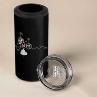 Cannabis Weed 4 in 1 Can Cooler Tumbler Molecule THC Marijuana Stoner - Wonder Print Shop