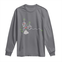 Cannabis Weed Long Sleeve Shirt Molecule THC Marijuana Stoner - Wonder Print Shop
