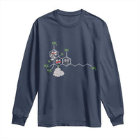 Cannabis Weed Long Sleeve Shirt Molecule THC Marijuana Stoner - Wonder Print Shop