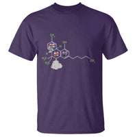 Cannabis Weed T Shirt Molecule THC Marijuana Stoner - Wonder Print Shop