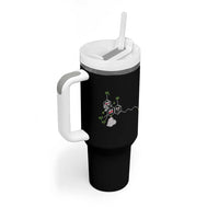 Cannabis Weed Tumbler With Handle Molecule THC Marijuana Stoner - Wonder Print Shop