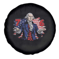 Funny George Washington 67 Spare Tire Cover Six Seven Meme Gen Alpha Slang - Wonder Print Shop
