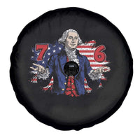 Funny George Washington 67 Spare Tire Cover Six Seven Meme Gen Alpha Slang - Wonder Print Shop