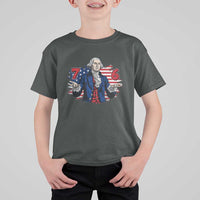 Funny George Washington 67 T Shirt For Kid Six Seven Meme Gen Alpha Slang - Wonder Print Shop