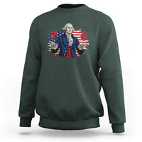 Funny George Washington 67 Sweatshirt Six Seven Meme Gen Alpha Slang - Wonder Print Shop