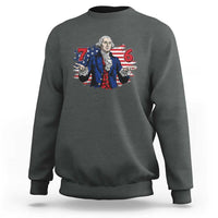 Funny George Washington 67 Sweatshirt Six Seven Meme Gen Alpha Slang - Wonder Print Shop