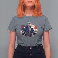 Funny George Washington 67 T Shirt For Women Six Seven Meme Gen Alpha Slang - Wonder Print Shop