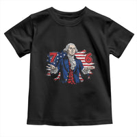 Funny George Washington 67 Toddler T Shirt Six Seven Meme Gen Alpha Slang - Wonder Print Shop
