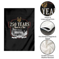 250 Years Born In A Bar Garden Flag 250th Birthday Military - Wonder Print Shop