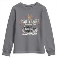 250 Years Born In A Bar Youth Sweatshirt 250th Birthday Military - Wonder Print Shop