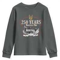 250 Years Born In A Bar Youth Sweatshirt 250th Birthday Military - Wonder Print Shop