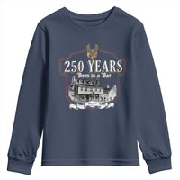250 Years Born In A Bar Youth Sweatshirt 250th Birthday Military - Wonder Print Shop