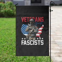 Veterans Against Fascists Garden Flag Patriotic Soldier Vintage American Flag - Wonder Print Shop