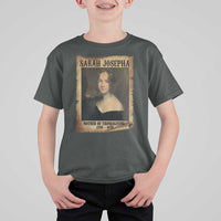 Sarah Josepha Hale T Shirt For Kid Mother Of Thanksgiving - Wonder Print Shop