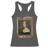 Sarah Josepha Hale Racerback Tank Top Mother Of Thanksgiving - Wonder Print Shop