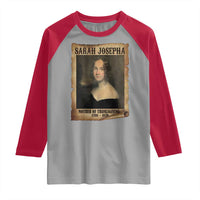 Sarah Josepha Hale Raglan Shirt Mother Of Thanksgiving - Wonder Print Shop
