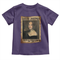 Sarah Josepha Hale Toddler T Shirt Mother Of Thanksgiving - Wonder Print Shop