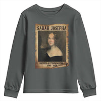 Sarah Josepha Hale Youth Sweatshirt Mother Of Thanksgiving - Wonder Print Shop