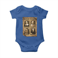 Thanksgiving Pilgrim Fathers Baby Onesie Plymouth Colony Massachusetts History - Wonder Print Shop