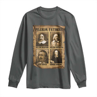 Thanksgiving Pilgrim Fathers Long Sleeve Shirt Plymouth Colony Massachusetts History - Wonder Print Shop