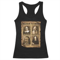 Thanksgiving Pilgrim Fathers Racerback Tank Top Plymouth Colony Massachusetts History - Wonder Print Shop