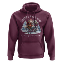 Funny Christmas Santa Viking Hoodie Sleipnir's Sleigh Rides Oh What Fun It Is To Ride